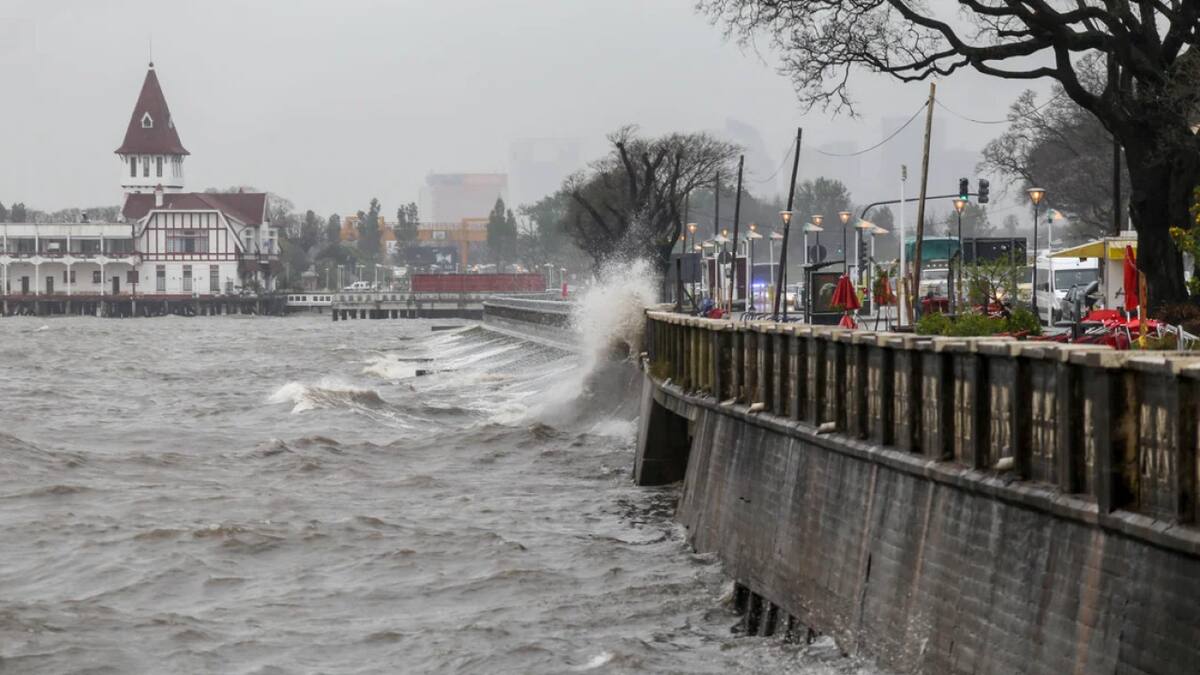Sudestada en el AMBA. Foto: NA