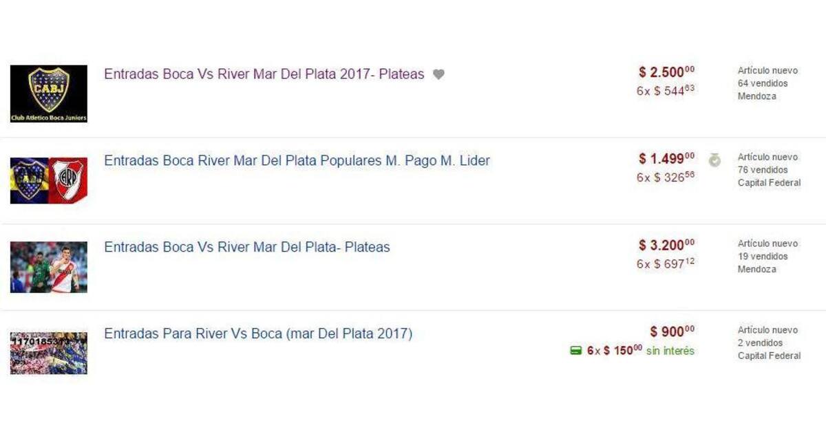 Superclásico - Reventa