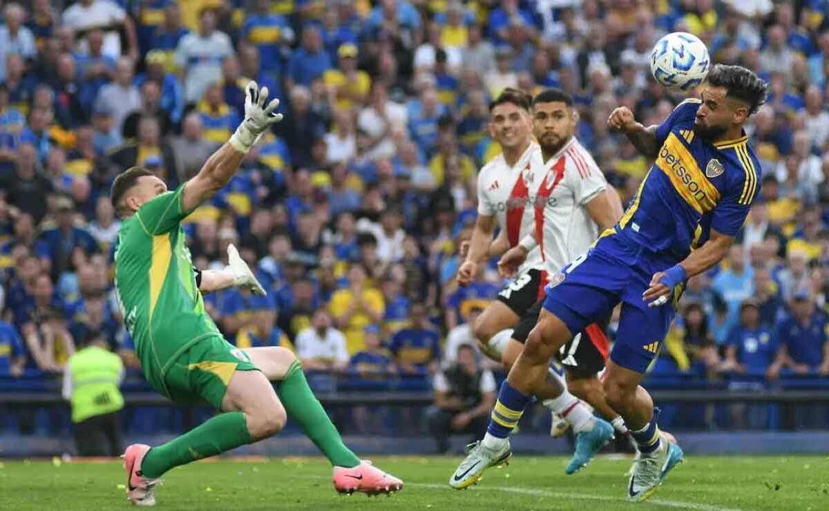 Superclásico entre Boca y River.
