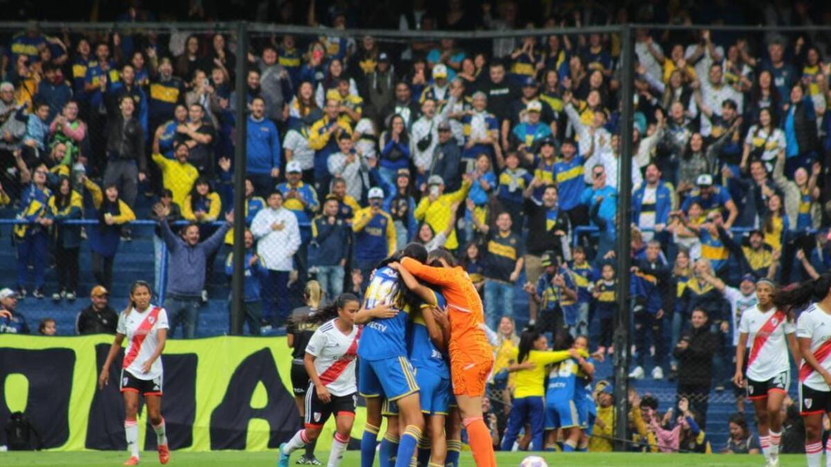 Superclásico femenino; Boca vs. River. Foto: Twitter @BocaFutFemenino.