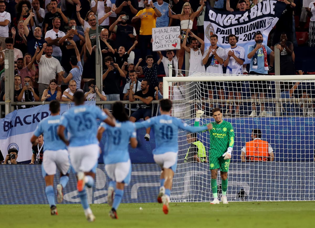 Supercopa de Europa, Sevilla vs. Manchester City. Foto: REUTERS.