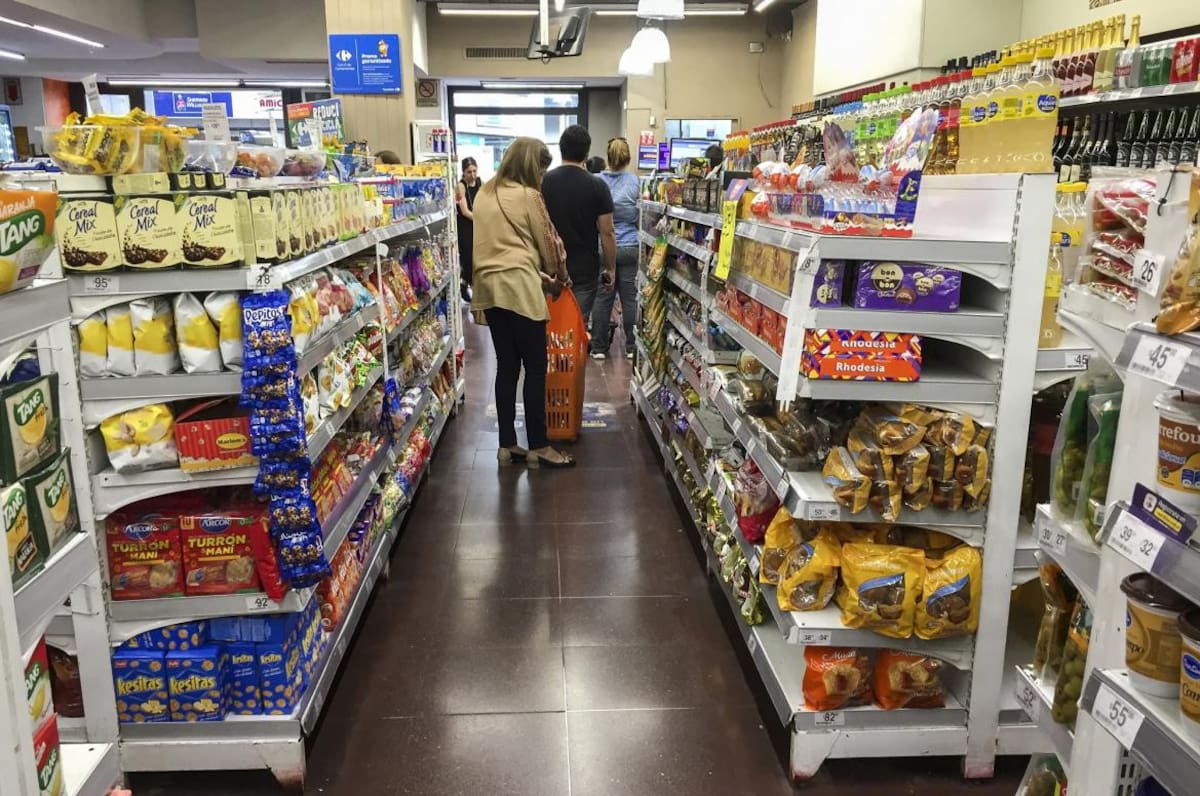 Supermercado, canasta básica de alimentos, consumo, inflación, Foto NA