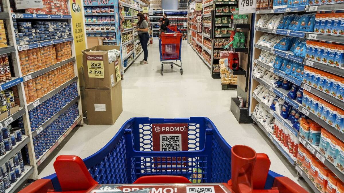 Supermercado; compras de productos. Foto: NA (Daniel Vides)