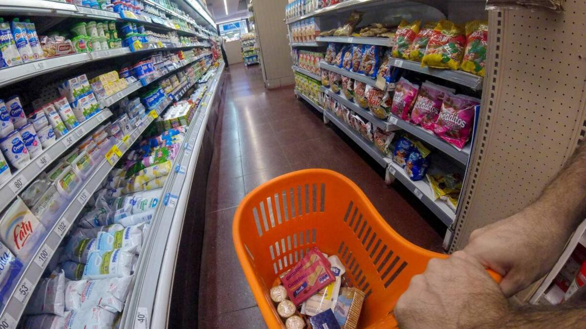 Supermercados, economía argentina, compras