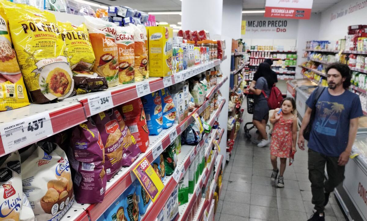Supermercados. Foto: NA / Daniel Dopacio