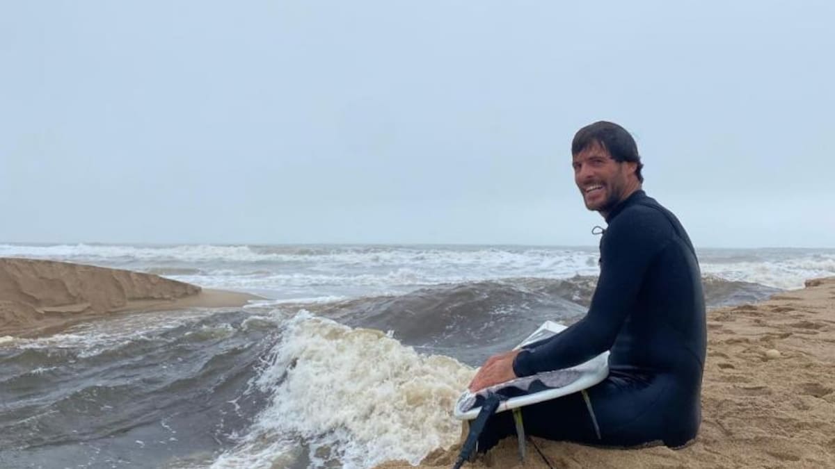 Surifsta tras la ola estática en Uruguay, AGENCIA NA