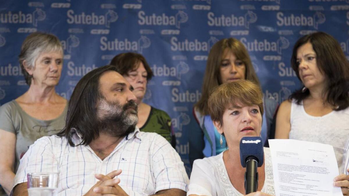 SUTEBA - Vuelta a clases conflicto Gobierno