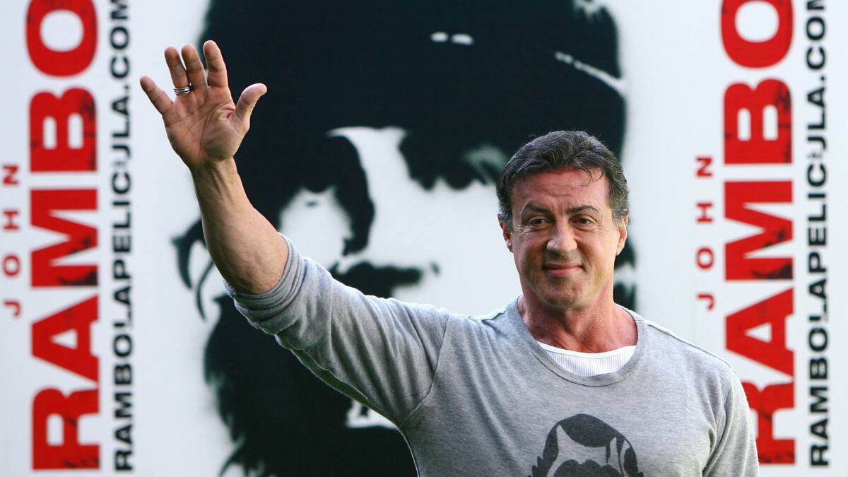 Sylverter Stallone; Rambo. Foto: archivo NA