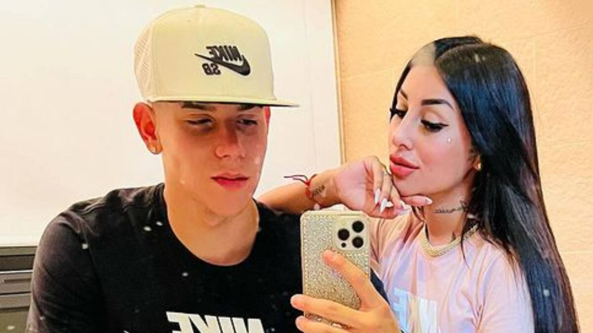 Tamara Baéz junto a su pareja. Foto: Instagram.