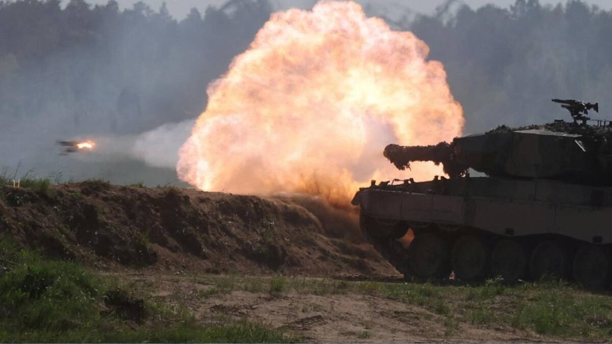 Tanques ucranianos. Foto: Reuters.