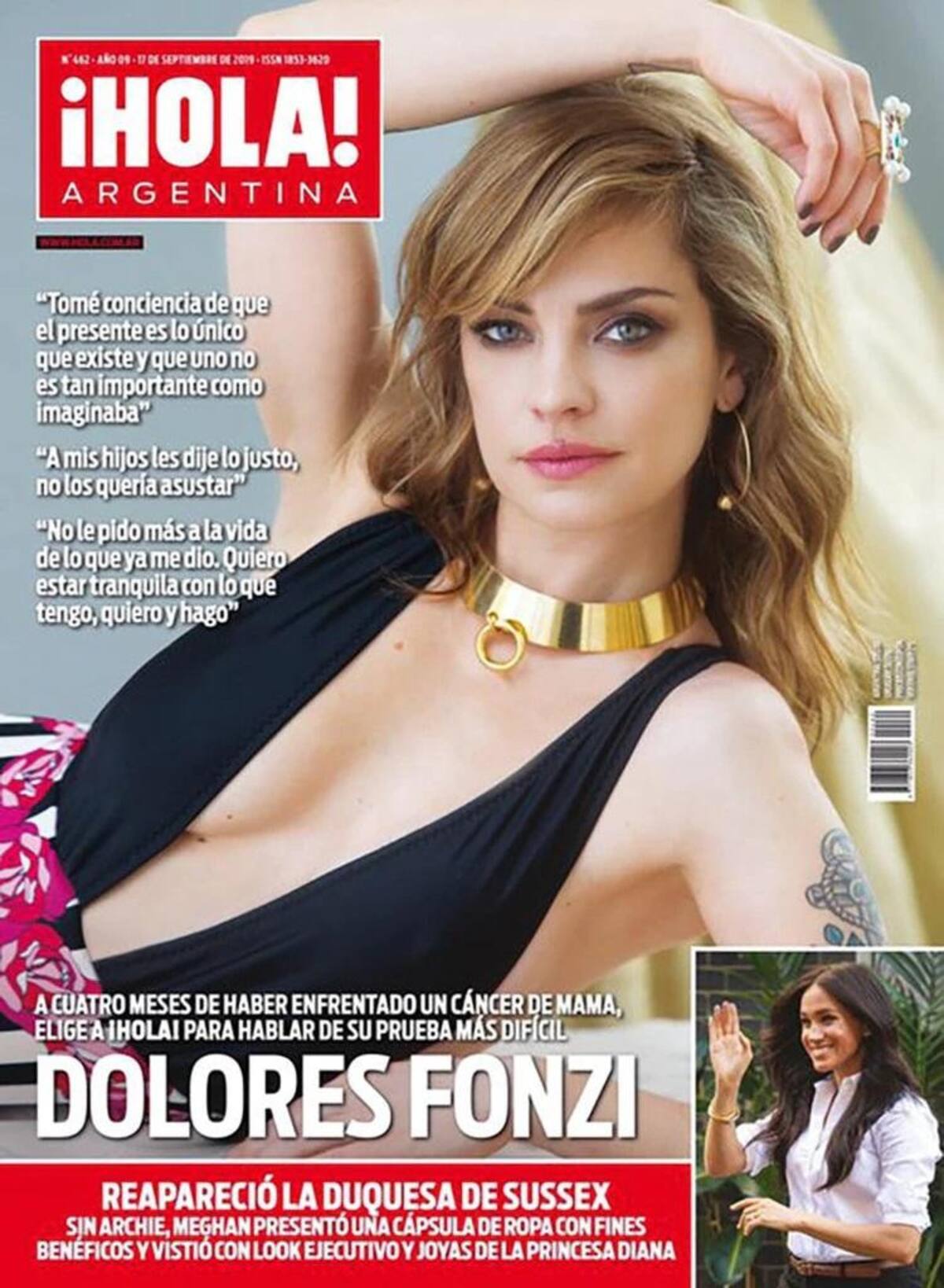 Tapas de revistas, Revista Hola, 17 de septiembre de 2019, Dolores Fonzi