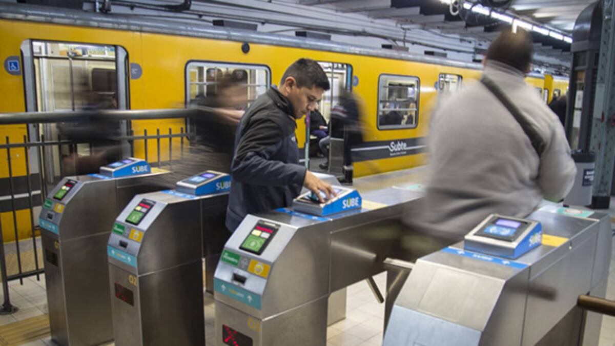 Tarifas del subte