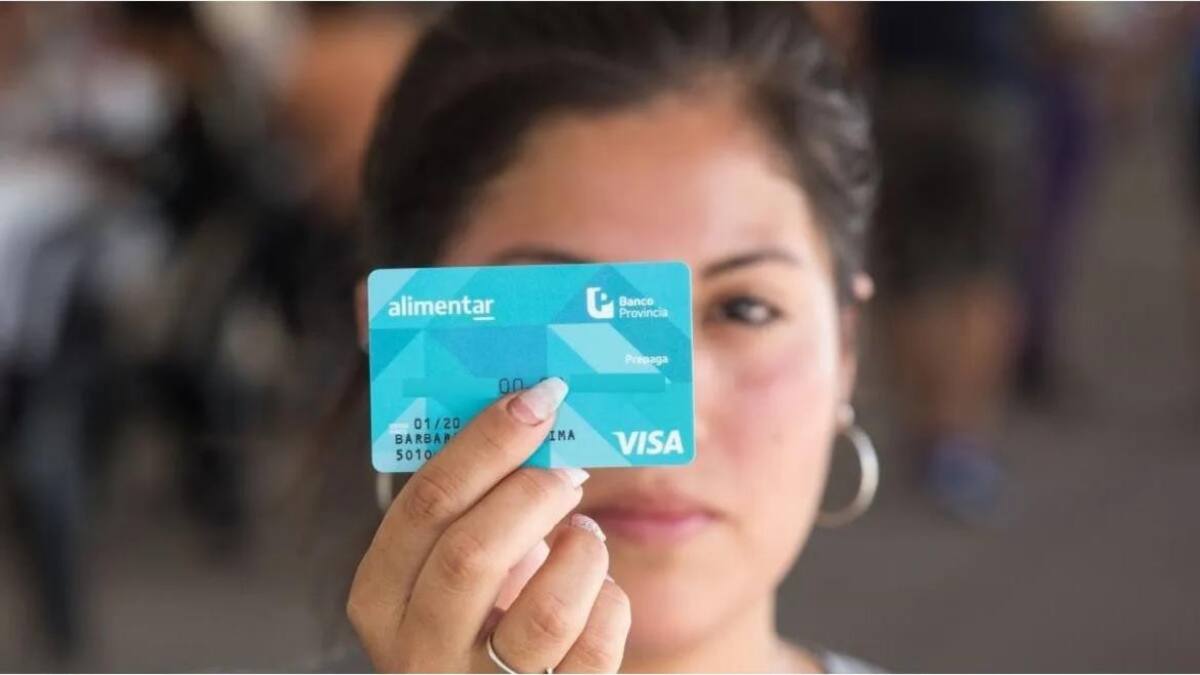 Tarjeta Alimentar. Foto: Presidencia
