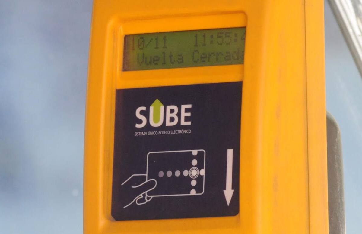Tarjeta SUBE, transporte público, NA