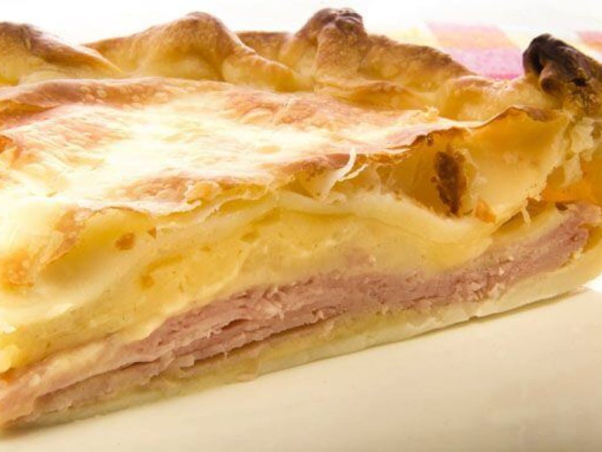 Tarta de jamón y queso. Foto: Alicante