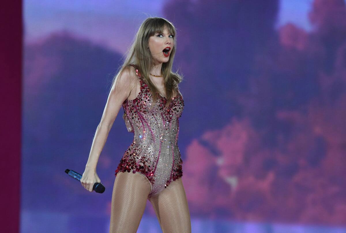 Taylor Swift en Argentina. Foto: Télam