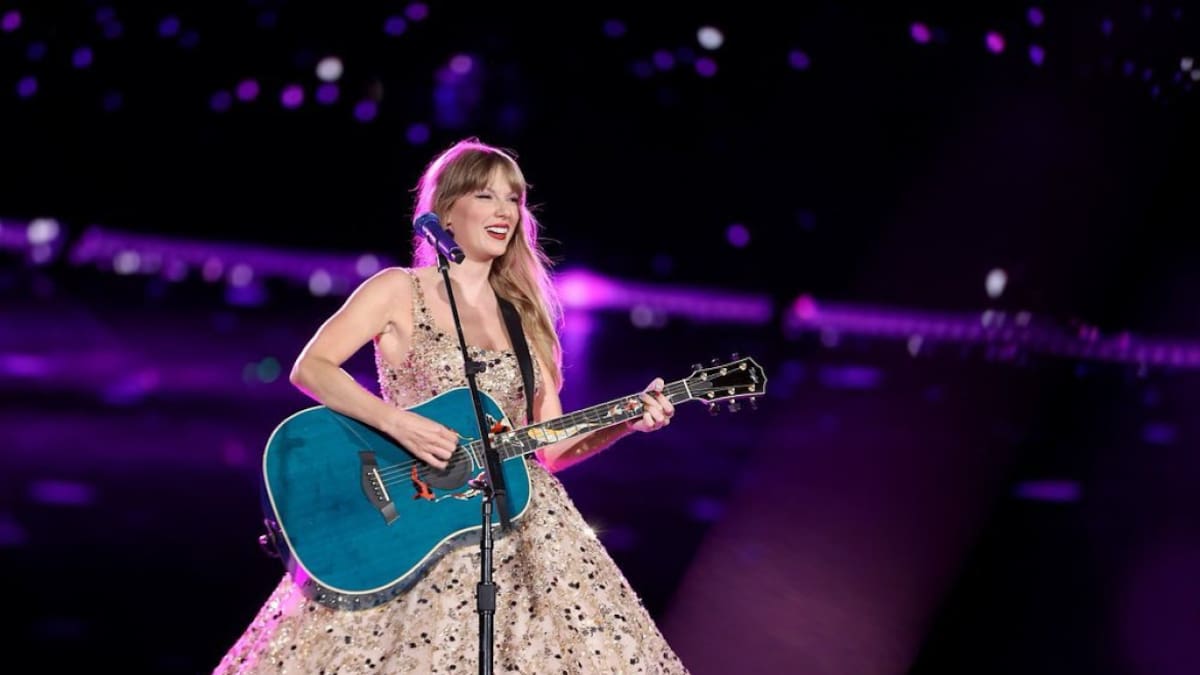 Taylor Swift en su concierto en Seattle. Foto: Instagram @taylorswift.