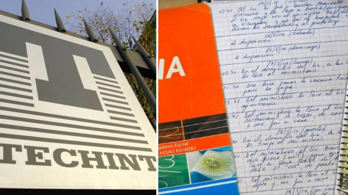 Techint - megacausa coimas, Cuadernos de corrupción K