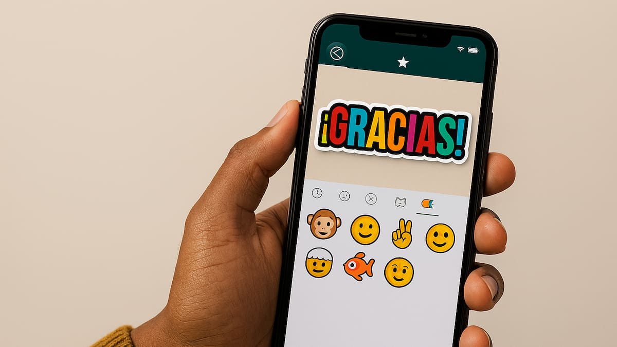 Cómo transformar cualquier palabra en un sticker para WhatsApp en segundos