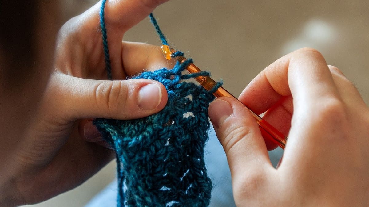 Tejer, lana, hacer crochet. Foto Pixabay.