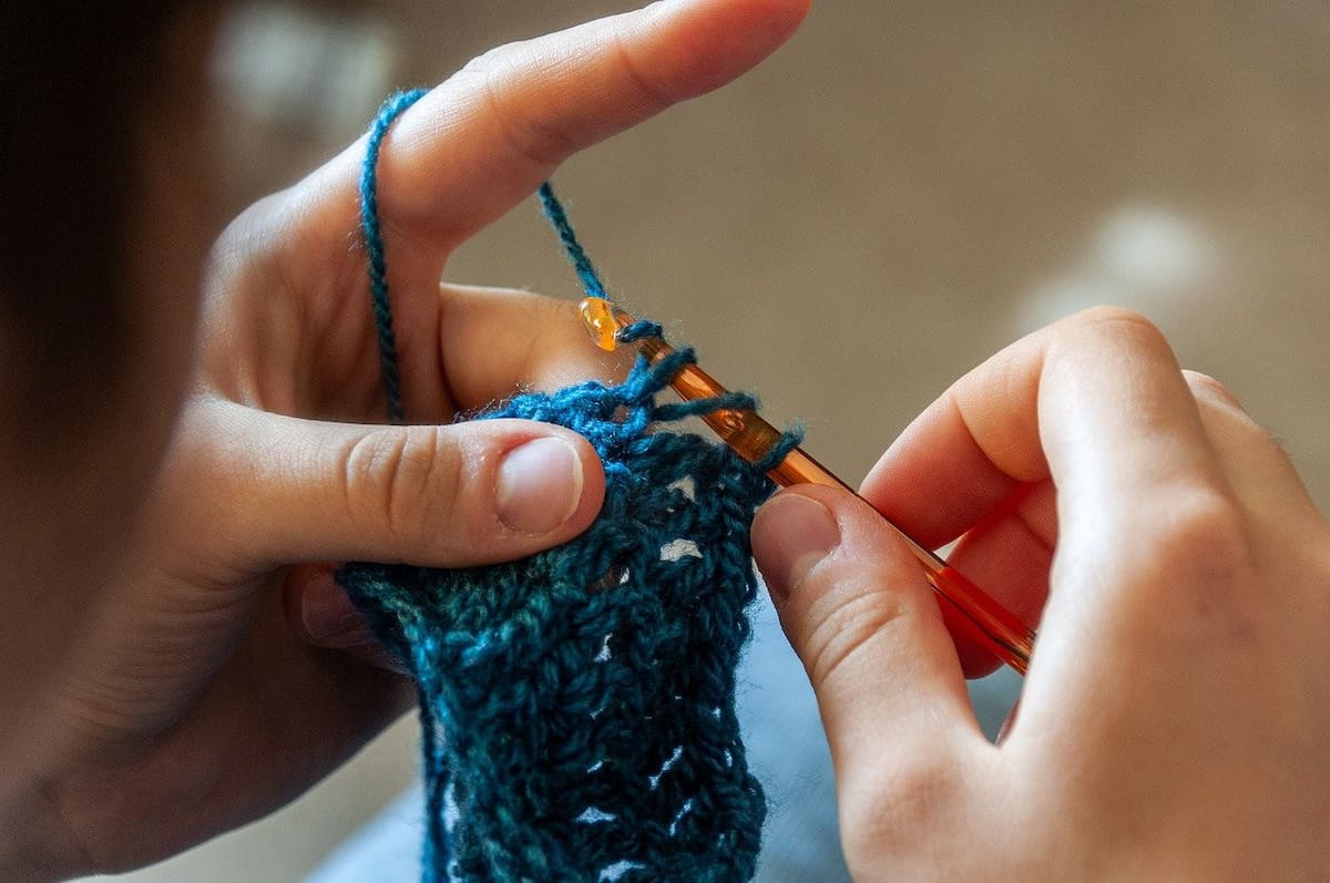 Tejer, lana, hacer crochet. Foto Pixabay.