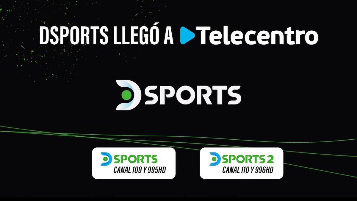 Más deporte llega a Telecentro con la incorporación de DSports