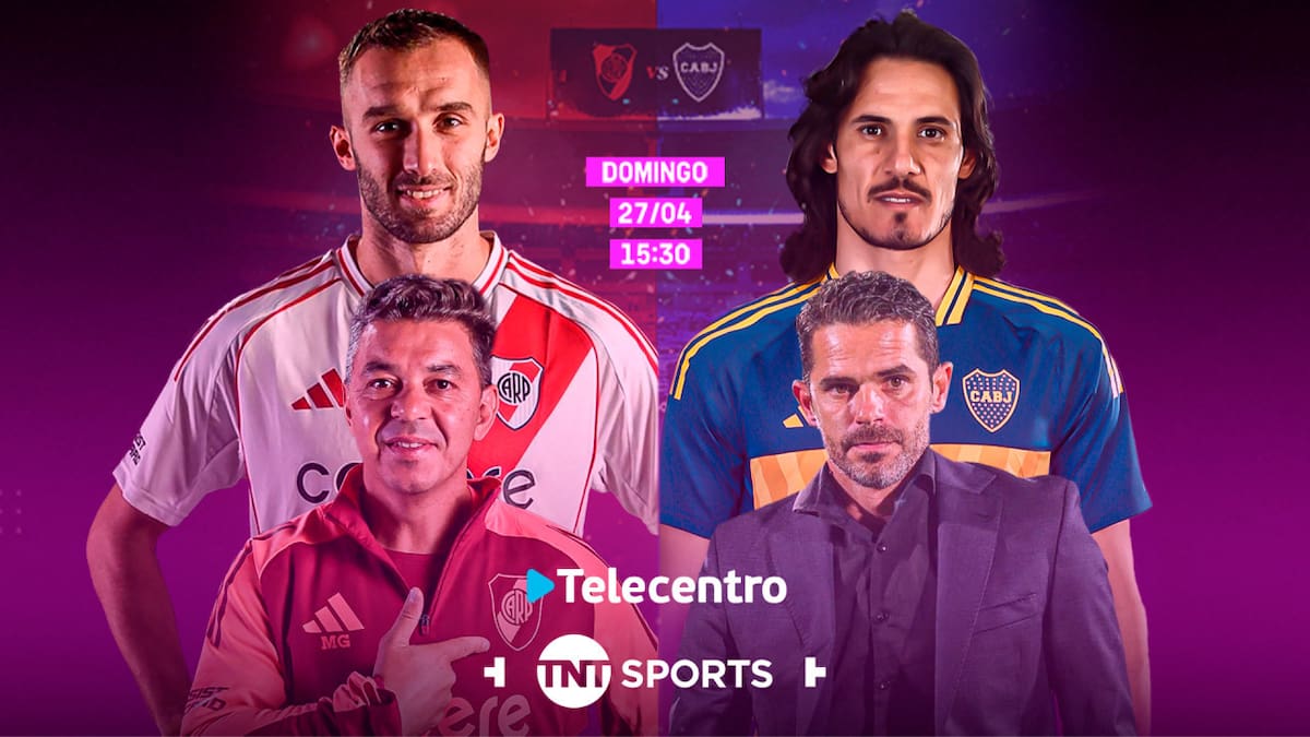Telecentro te trae el superclásico. Foto: Prensa