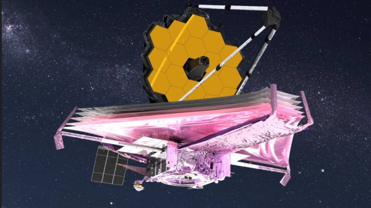 Telescopio espacial James Wwebb. Foto: X @NASAGoddard.