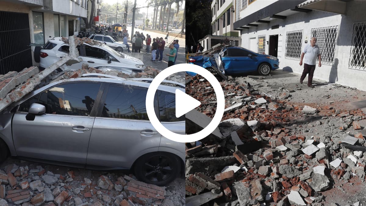 Un fuerte terremoto de magnitud 7.4 sacudió a Colombia: hay heridos y reportan graves daños en edificaciones