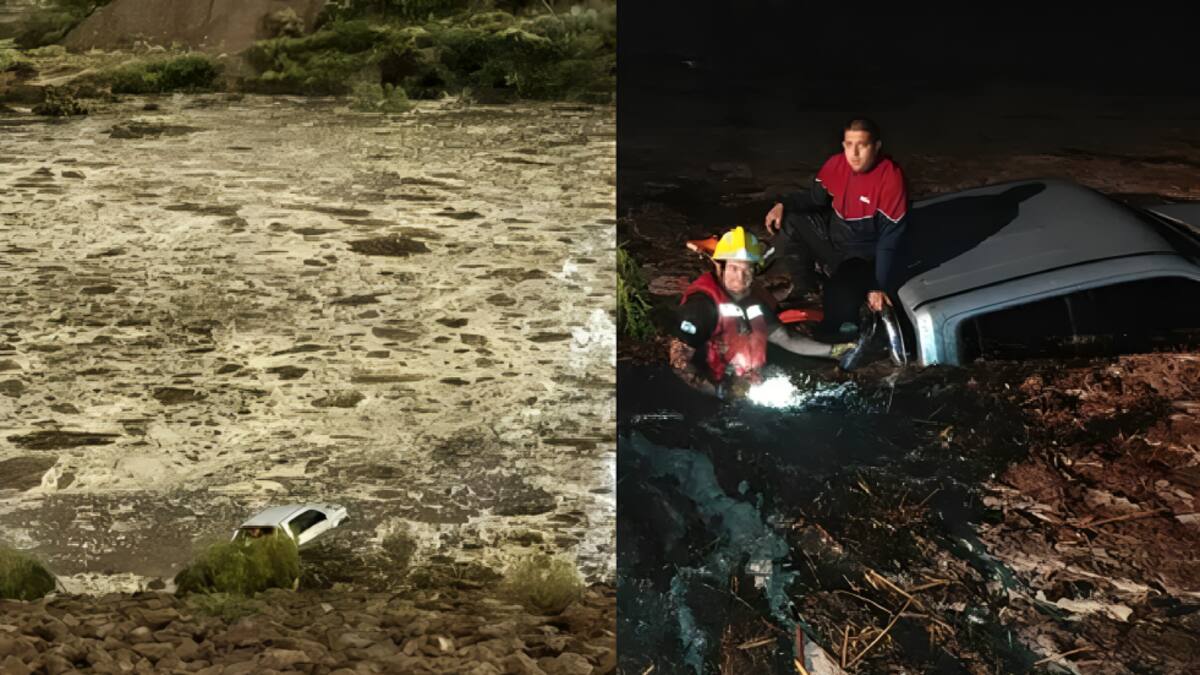 Temporal en Mendoza.