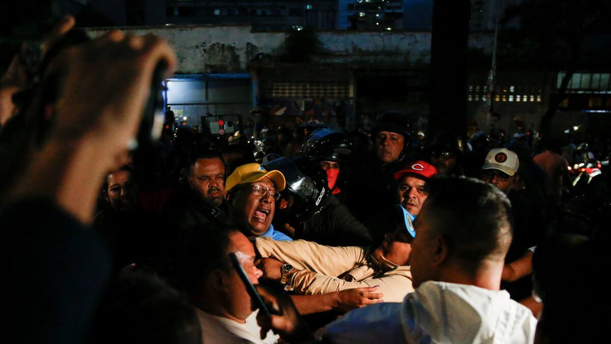 Tensión en las elecciones en Venezuela. Foto: Reuters