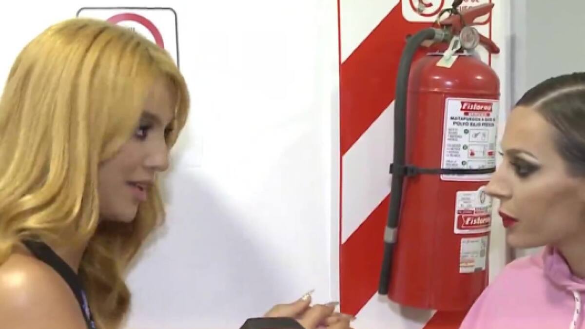 Tenso cruce entre Flor Vigna y Noelia Marzol. Foto: Captura de pantalla.