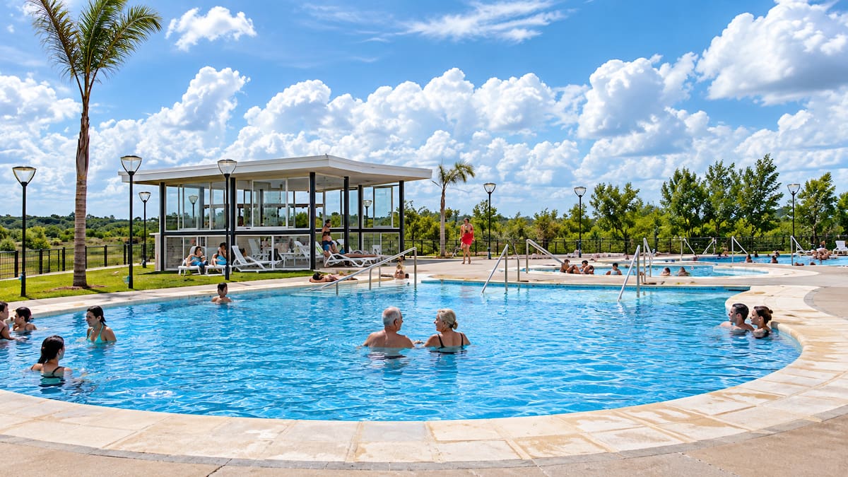 Los jubilados pagan un 60% menos: el paraíso termal a tres horas de Buenos Aires con spa, hidromasajes y vistas al río Uruguay
