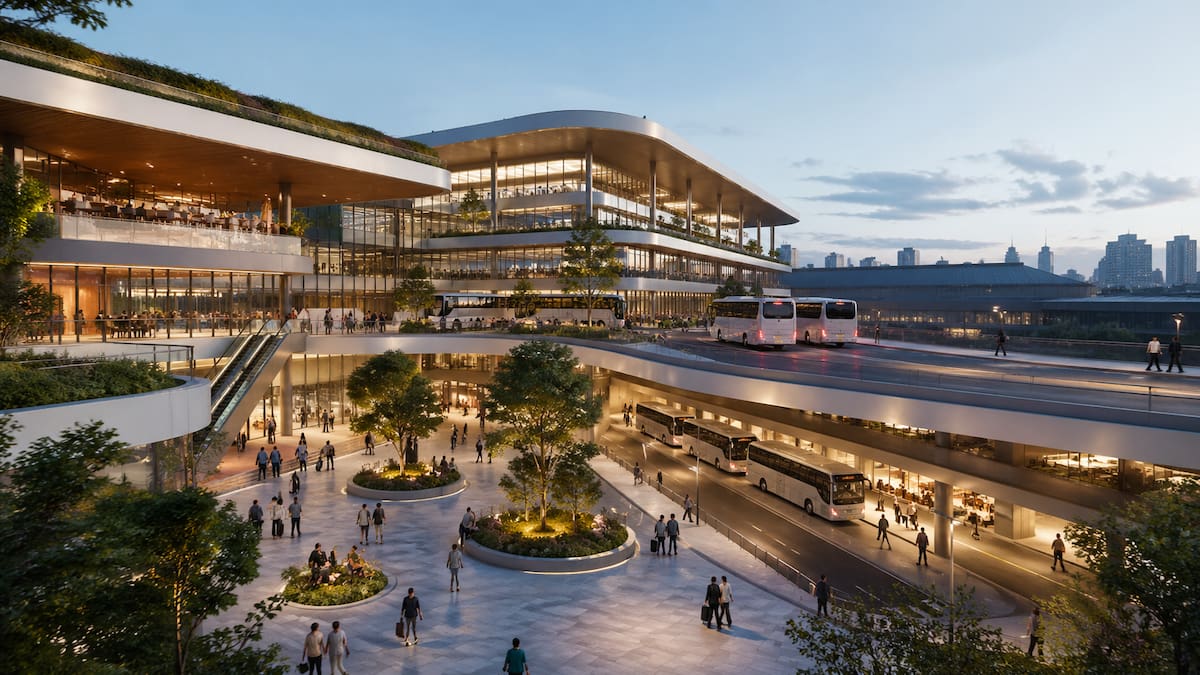 Retiro se transforma para siempre: renovarán la terminal de micros para convertirla en un hub intermodal con espacios gastronómicos, áreas VIP y coworking