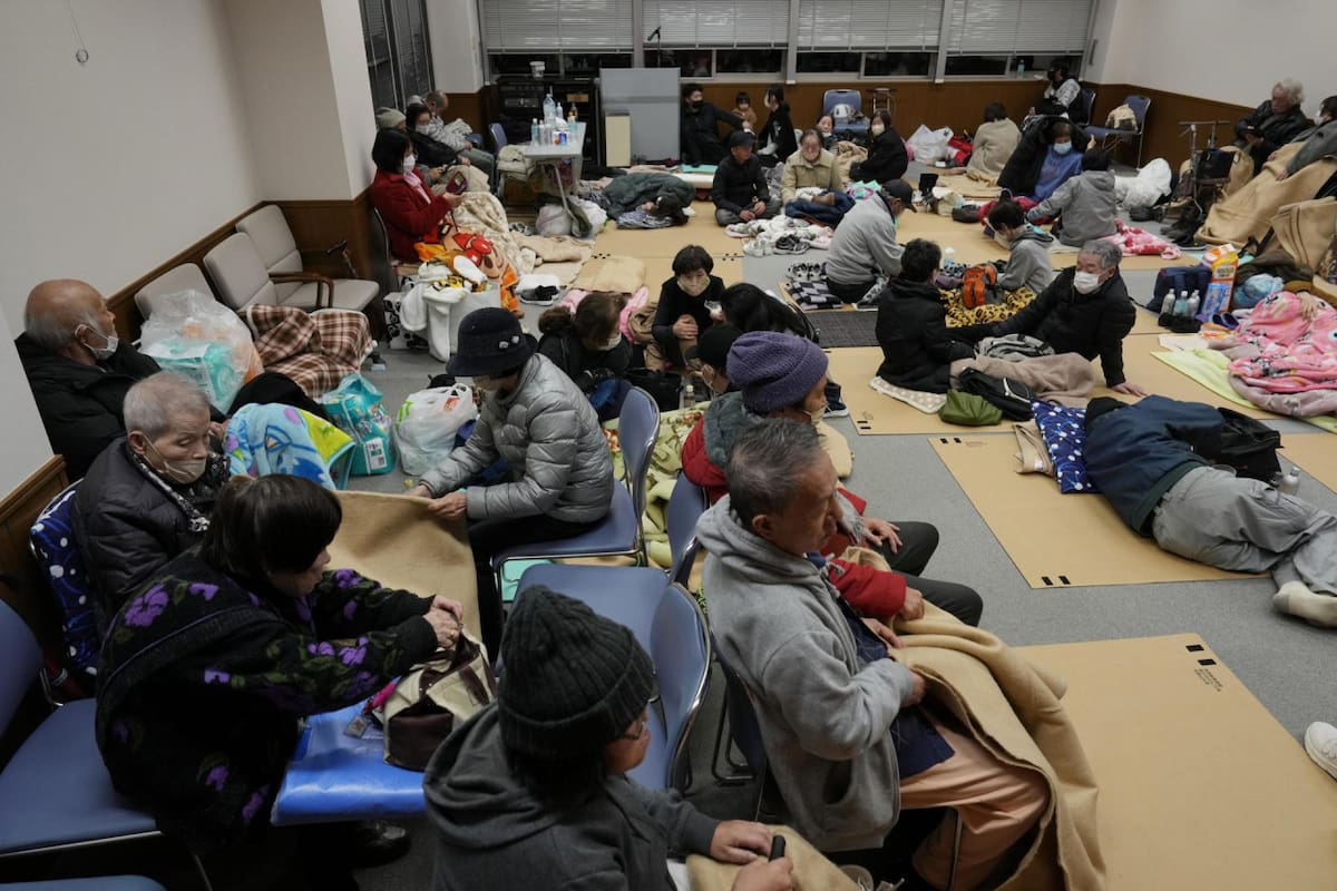 Terremoto en Japón. Foto: EFE