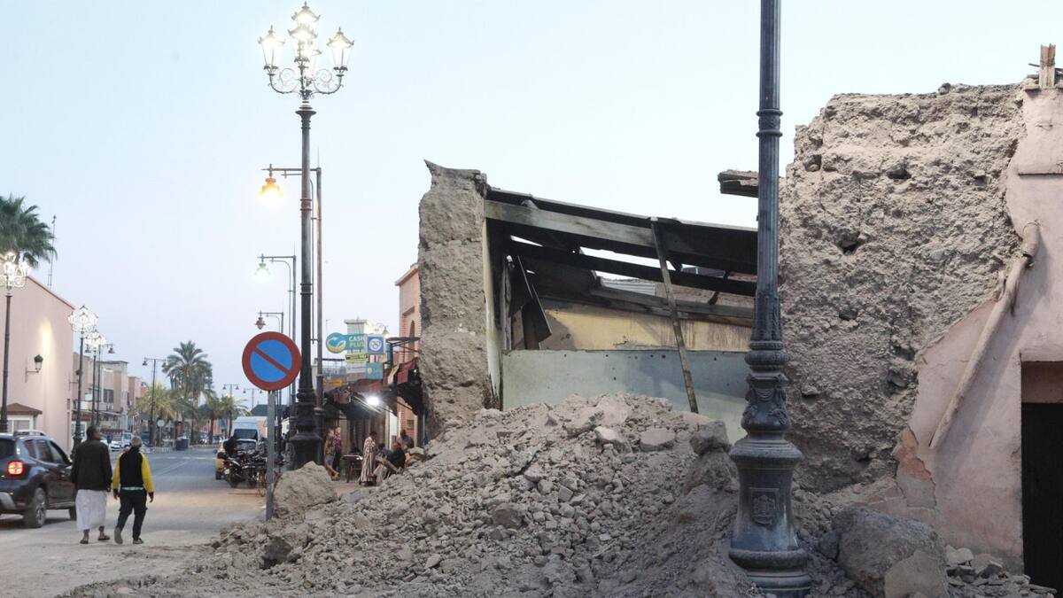 Terremoto en Marruecos. Foto: EFE.