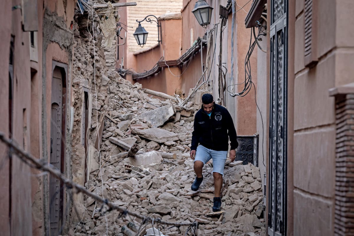 Terremoto en Marruecos. Foto: Télam