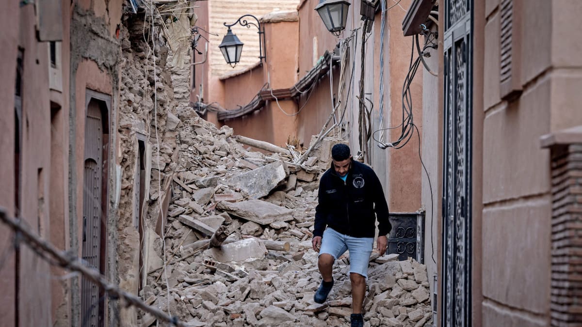 Terremoto en Marruecos. Foto: Télam