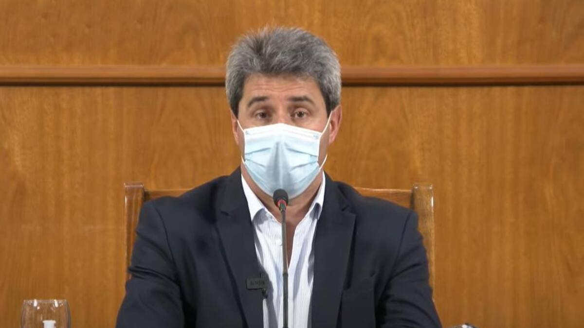 Terremoto en San Juan, Sergio Uñac, gobernador de San Juan, conferencia