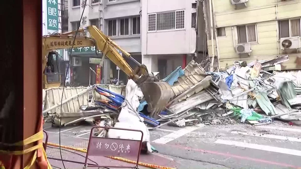 Terremoto en Taiwán. Foto: Reuters.