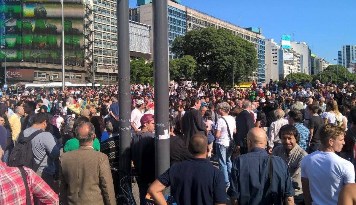 Tetazo en el Obelisco