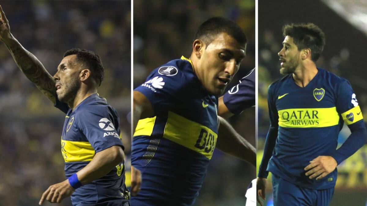 Tevez, Wanchope, Pérez, Boca