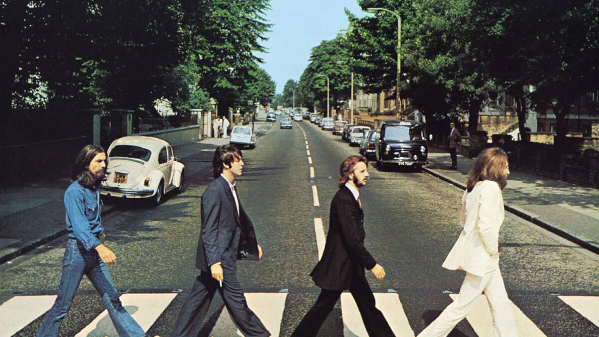 The Beatles, Abbey Road. Foto: Archivo.