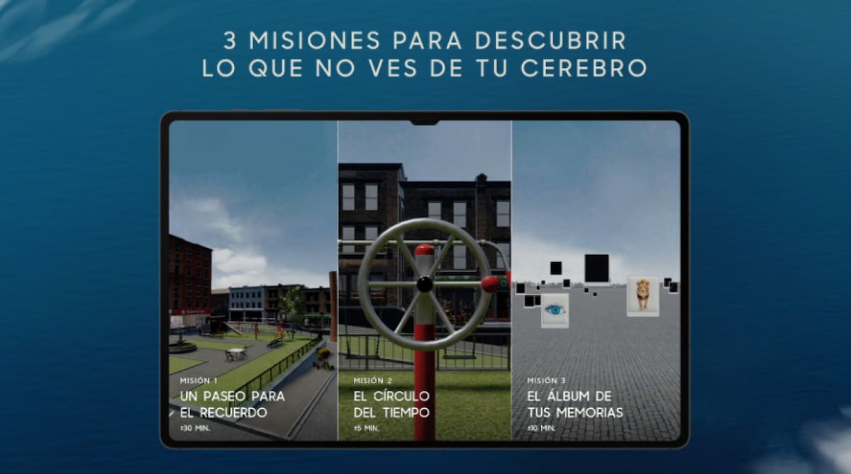 "The Mind Guardian", aplicación que ayuda a prevenir el alzheimer. Foto: Captura de pantalla.