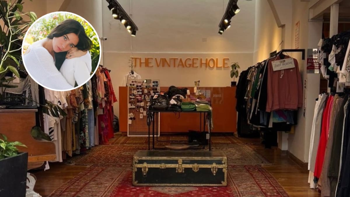 The Vintage Hole, local de indumentaria de Lucía Celasco.