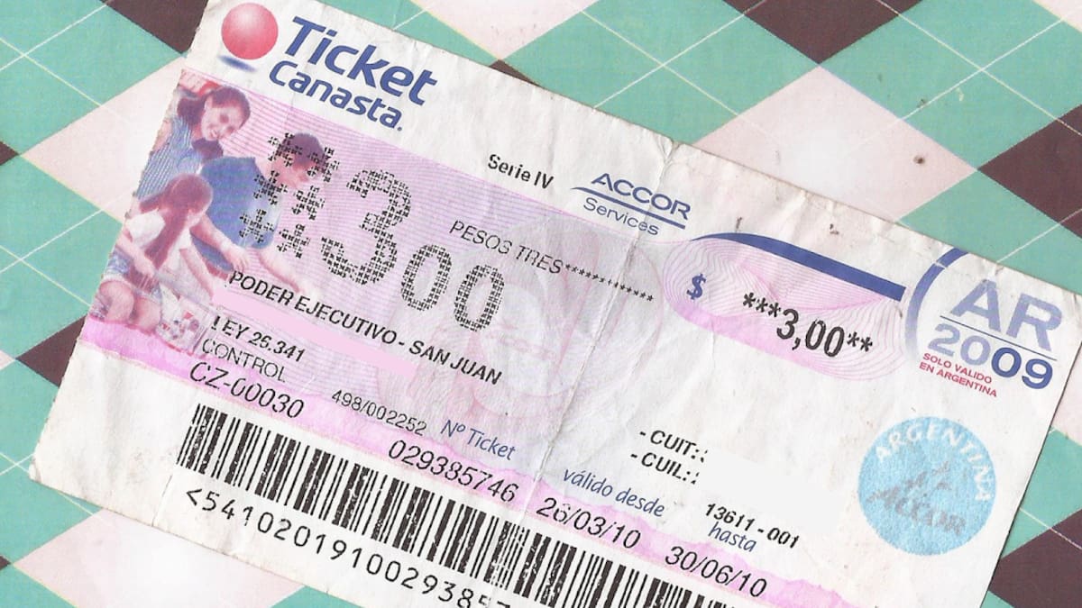 La utilización de los ticket canasta fue una práctica común durante los años 90´ en la Argentina hasta que fue derogada en 2007.