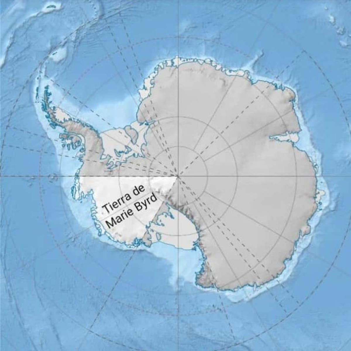 Tierra de Marie Byrd. Foto: Facebook / GEOScentricos.