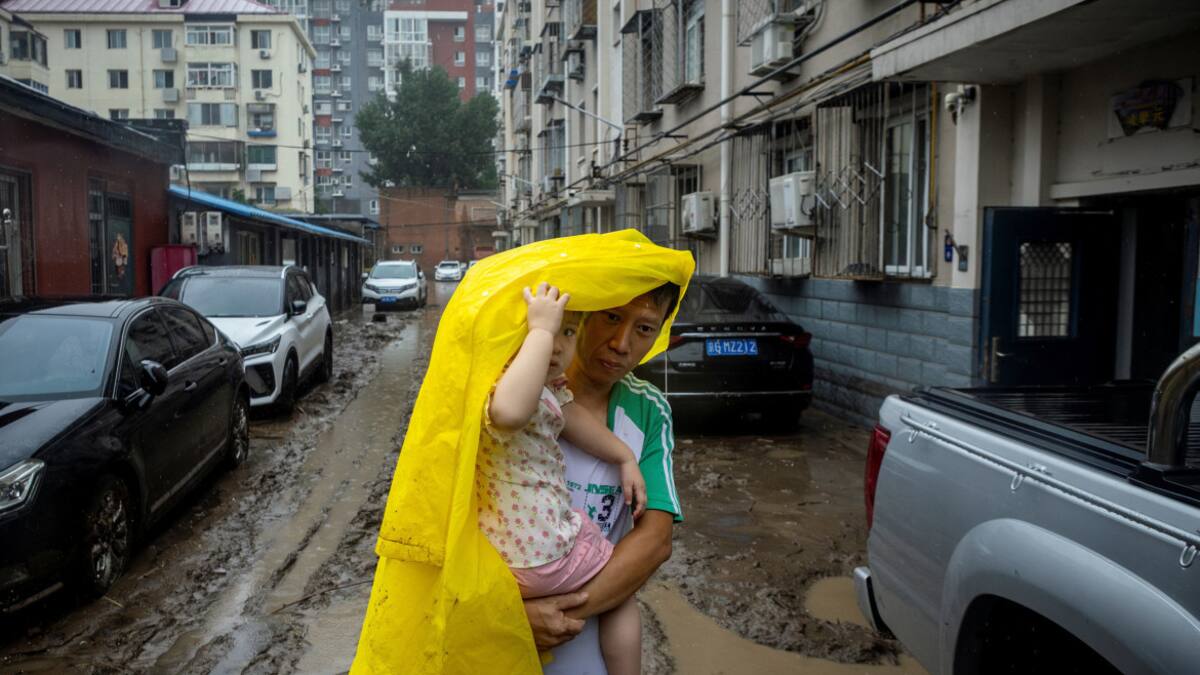 Tifón Doksuri. Video: Reuters.