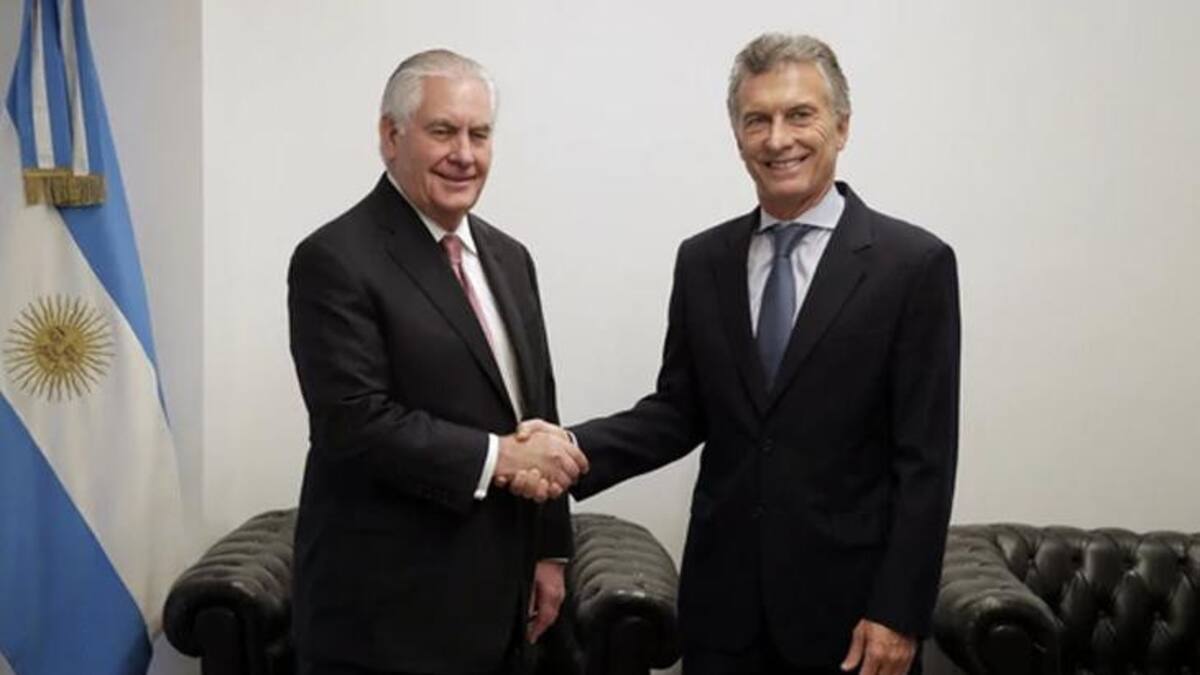 Tillerson y Macri