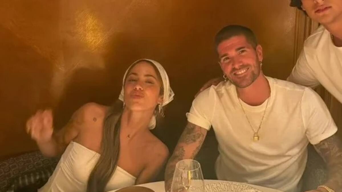 Tini Stoessel y Rodrigo De Paul.